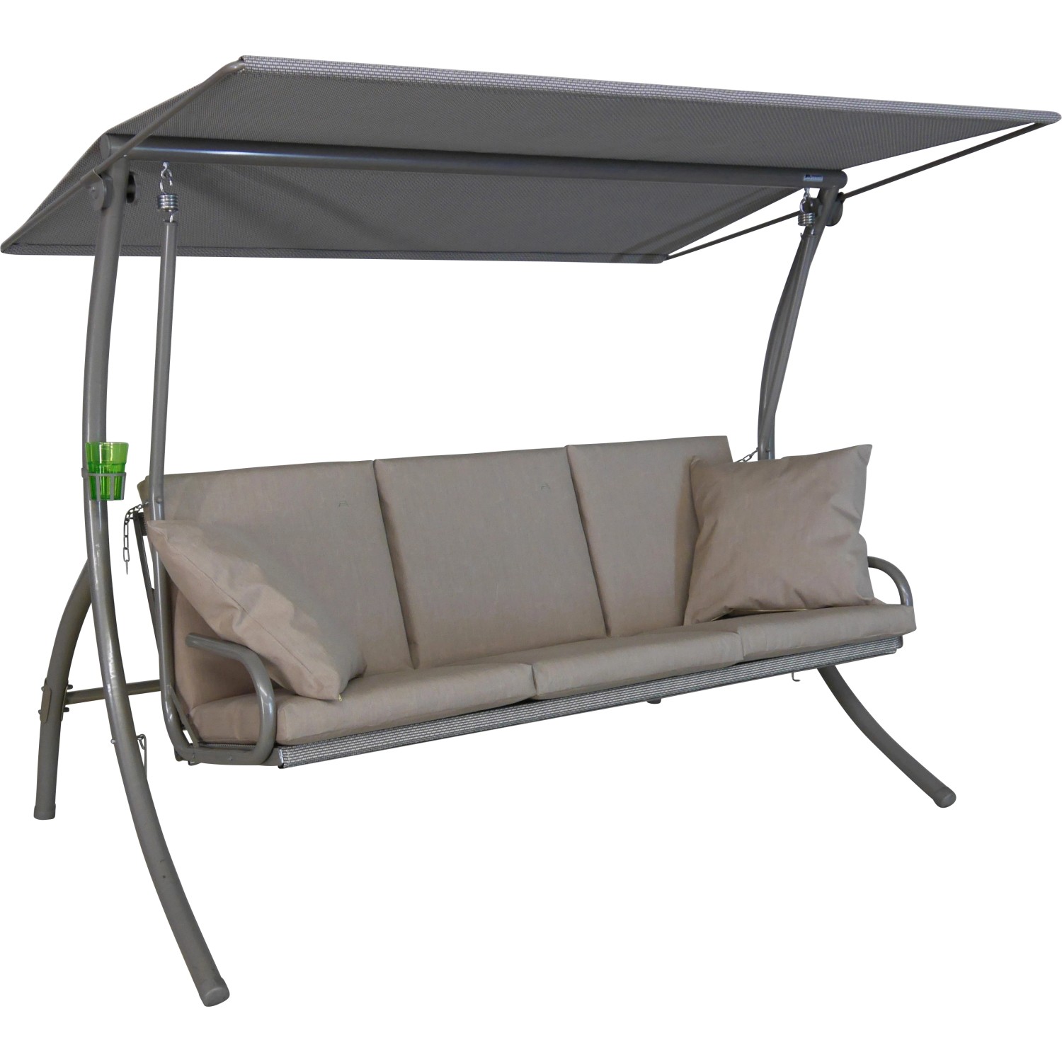 Angerer Hollywoodschaukel Elegance Sun Taupe mit Liegefunktion kaufen