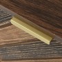 okwish TV Schrank mit Türen und Fächern und Gold Griffen für Wohnzimmer 155x38x48cm Natur_7