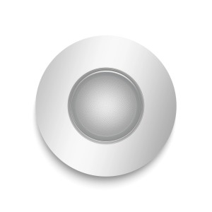 Philips Hue Adore LED-Einbauspot, 1er-Pack, Silber, White Ambiance, für Badezimmer.