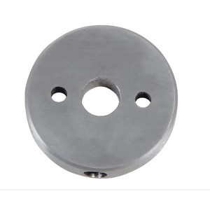 Endkappe Edelstahl V2A für 40 mm Holzhandlauf, Zubehör für Geländer.