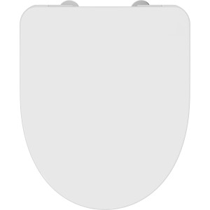 Weißer Ideal Standard WC-Sitz i.life A mit Softclosing und Wrapover-Design.