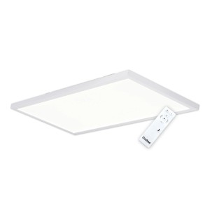 Weiße Näve LED-Wand- und Deckenleuchte Salta mit Fernbedienung.