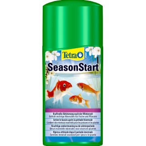 Tetra Pond Season Start, 250ml Wasserpflegemittel für den Teich, reduziert Phosphat und fördert Pflanzenwachstum.