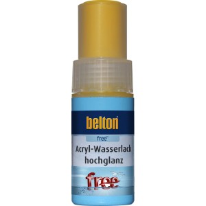 Belton Lackstift Rapsgelb, hochglänzend, 9ml. Buntlack für Ausbesserungen im Innen- und Außenbereich.
