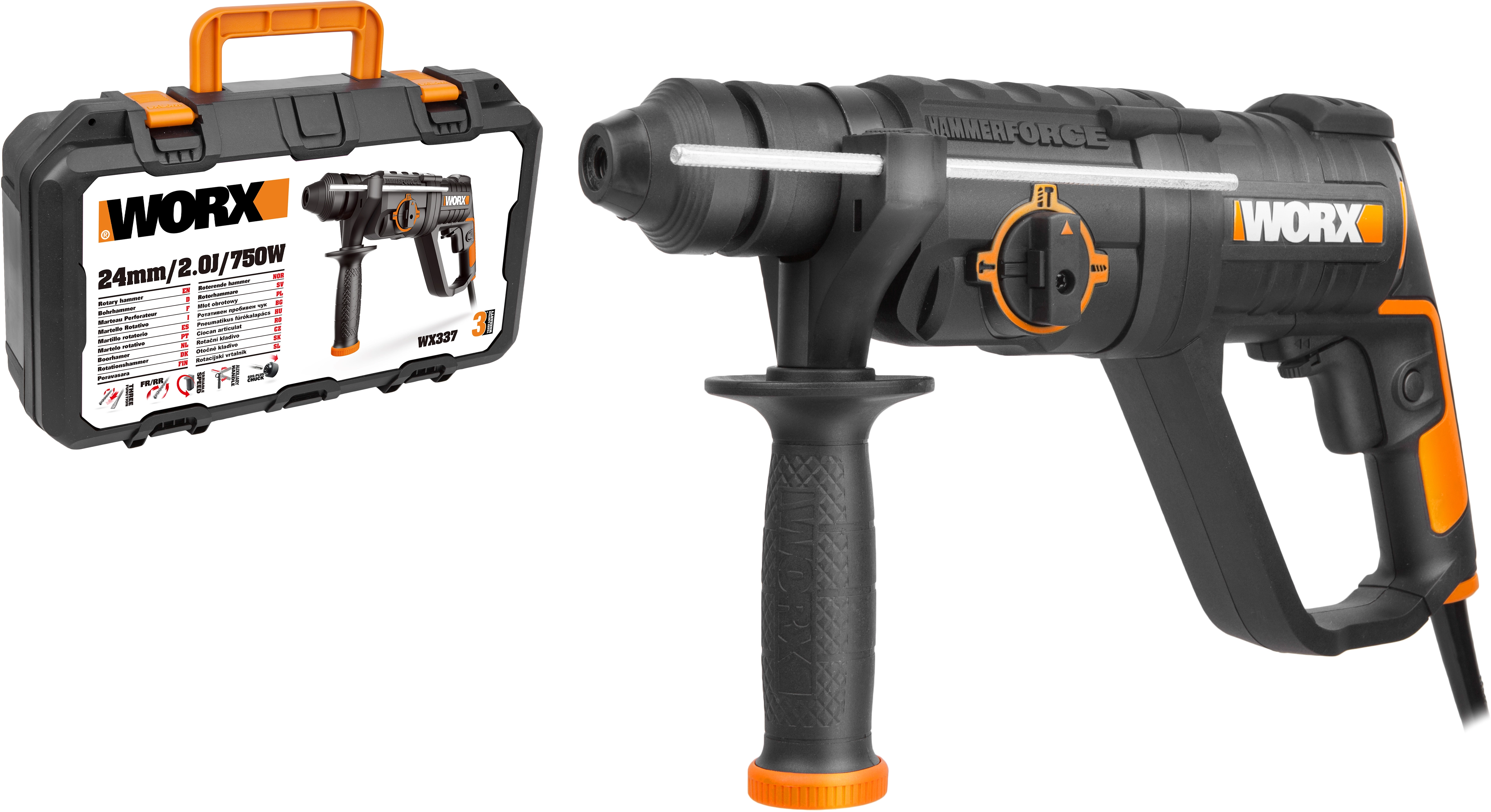 Worx 750 W Bohrhammer WX337 kaufen bei OBI