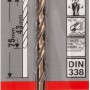 Bosch Metallbohrer Pro HSS-Co, 4mm, für Stahl & Edelstahl, im Blister