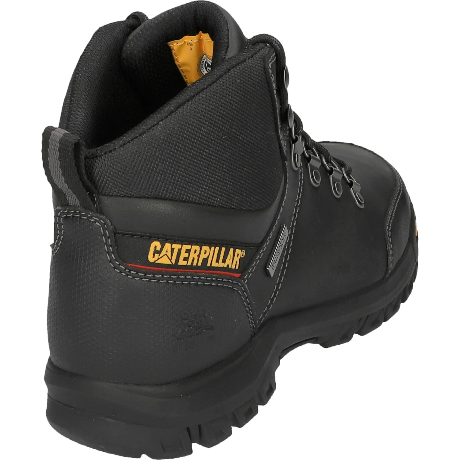Schwarzer Cat Sicherheitsstiefel Framework S3, Größe 40, für sicheres Arbeiten.