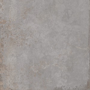 Terrassenplatte Feinsteinzeug Rust Grau, 60x60 cm, matte Oberfläche.