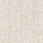 Vliestapete in Elfenbein, Creme und Beige mit geometrischem Zickzack-Muster und glänzender Struktur.