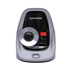 Segway Navimow i105E Mähroboter ohne Kabel, grau, für bis zu 500 m² Rasenfläche.