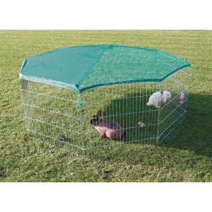 Trixie Freilaufgehege Natura mit Schutznetz ø 210 cm x 75 cm