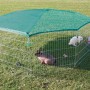 Trixie Freilaufgehege Natura mit Netz, ø 210cm, für Kaninchen und Kleintiere im Garten.