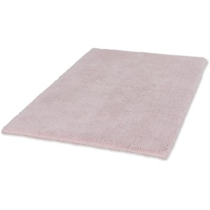 Schöner Wohnen Badmatte Bahamas in Uni Rose, 40x60 cm. Flauschiger Badteppich für warme Füße.