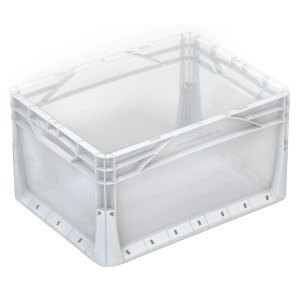 Eurobox-System Box Vollwand 60 x 40 x 32 cm Transparent