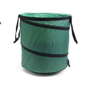 Grüner Gartensack Pop Up mit 85 l Fassungsvermögen für Gartenabfälle.