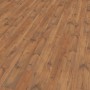 Dunkler Laminatboden in Pinie Mokka Optik mit Holzstruktur und Maserung.