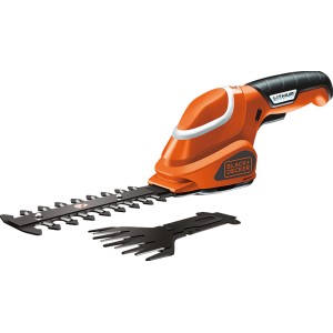 Black+Decker Akku-Gras- und -Strauchscheren Set GLS700 mit 7 V