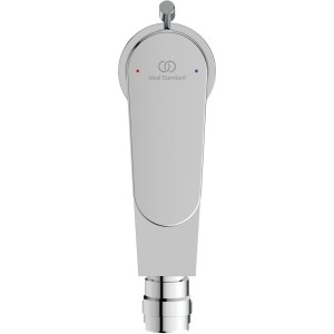 Ideal Standard Cerafine O Bidetarmatur in Chrom, moderne Badarmatur für Bidet mit Heißwasserbegrenzer.