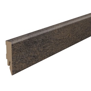 Egger Sockelleiste L676 Titanit Anthrazit, MDF-Fußleiste mit Clipfräsung.