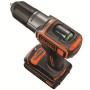 Black+Decker Akku-Bohrschrauber ASD18K mit 18V Akku und Koffer.