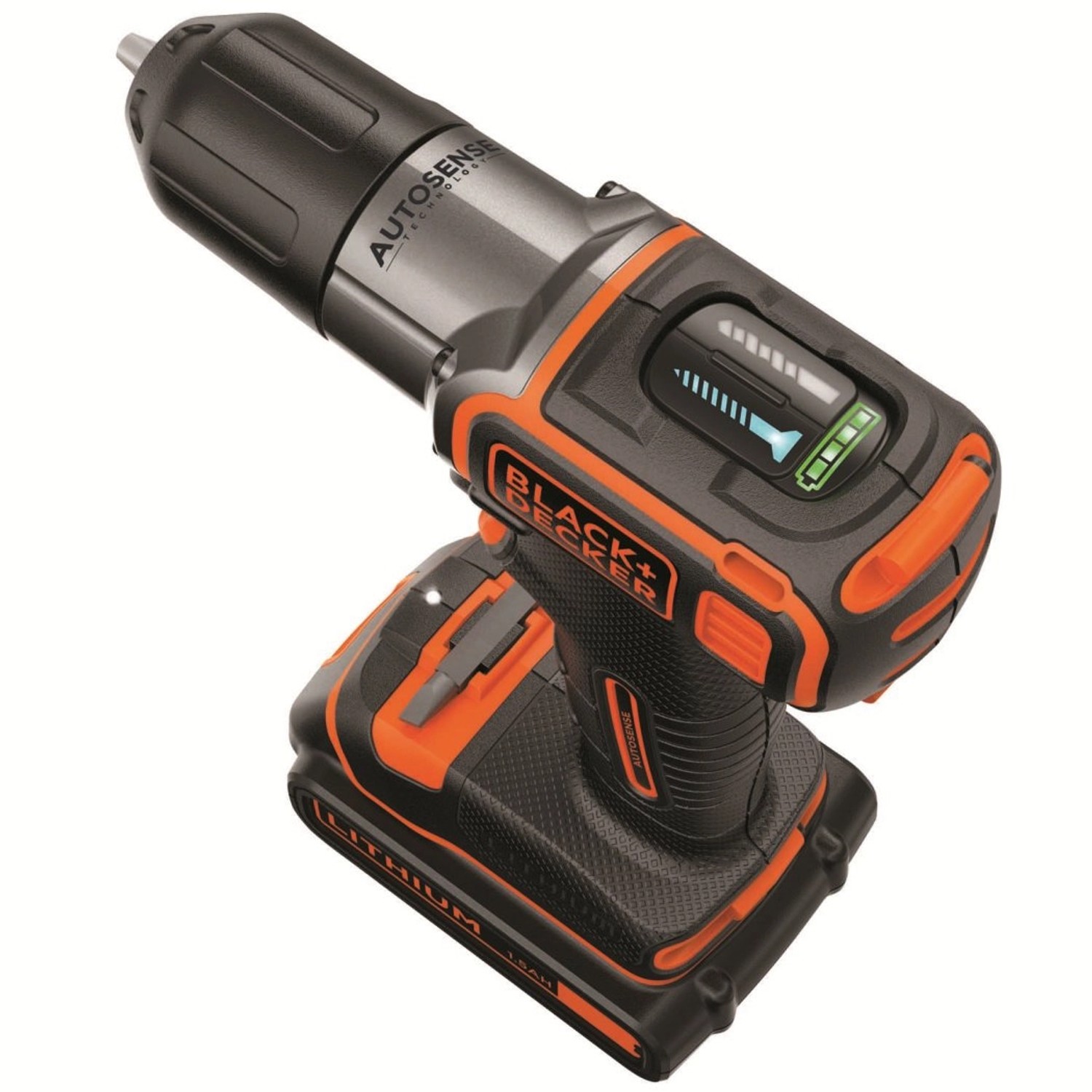 Black+Decker Akku-Bohrschrauber ASD18K mit 18V Akku und Koffer.