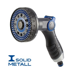 LUX Multifunktionsbrause mit 10 Strahlvarianten für die Gartenbewässerung.