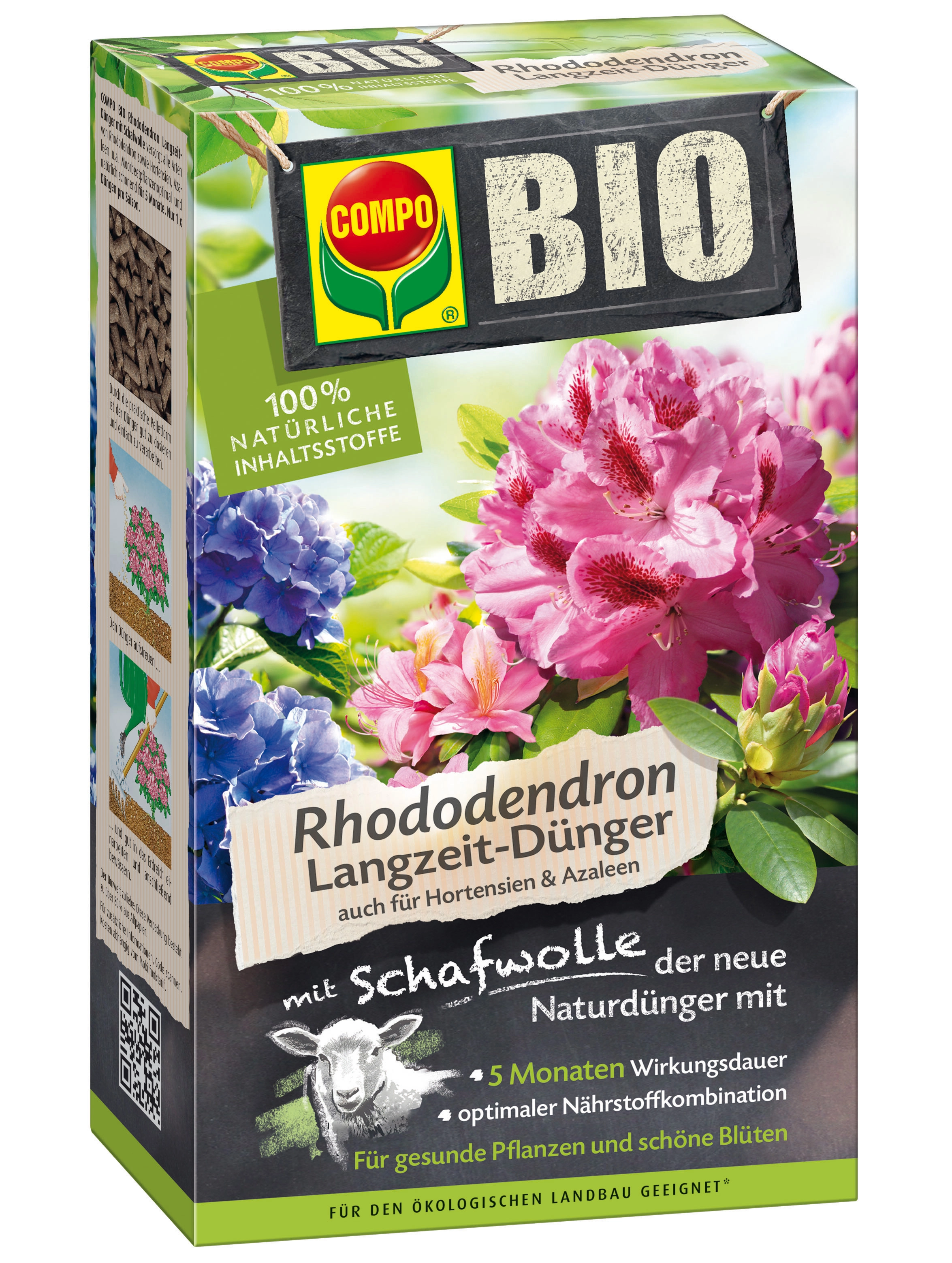 Compo Bio Rhododendron LangzeitDünger mit Schafwolle 750 g kaufen bei OBI