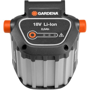 Gardena Akku 18V Li-Ion 2,6Ah für PowerMax Li-40/32 Rasenmäher.