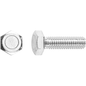 Maschinenschrauben Sechskantkopf M6 x 90 mm Edelstahl A2 5 Stück
