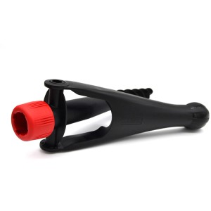 Krinner Bodendübel Vario Drill, schwarz, für Schirmbefestigung im Garten oder Camping.
