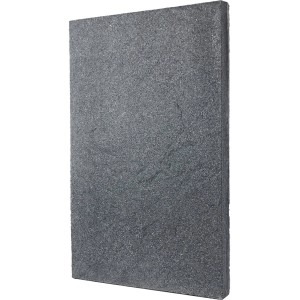 Bagattini Terrassenplatte Wildstone Titan-Dunkelgrau, 40x60x4 cm, strukturierte Oberfläche.