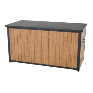 Siena Garden Kissenbox Sabano im Teaklook, 159x79x83cm, zur Aufbewahrung von Gartenauflagen.