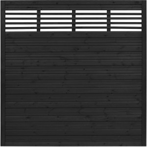 Sichtschutzzaun Element Nicea Anthrazit 180 cm x 180 cm