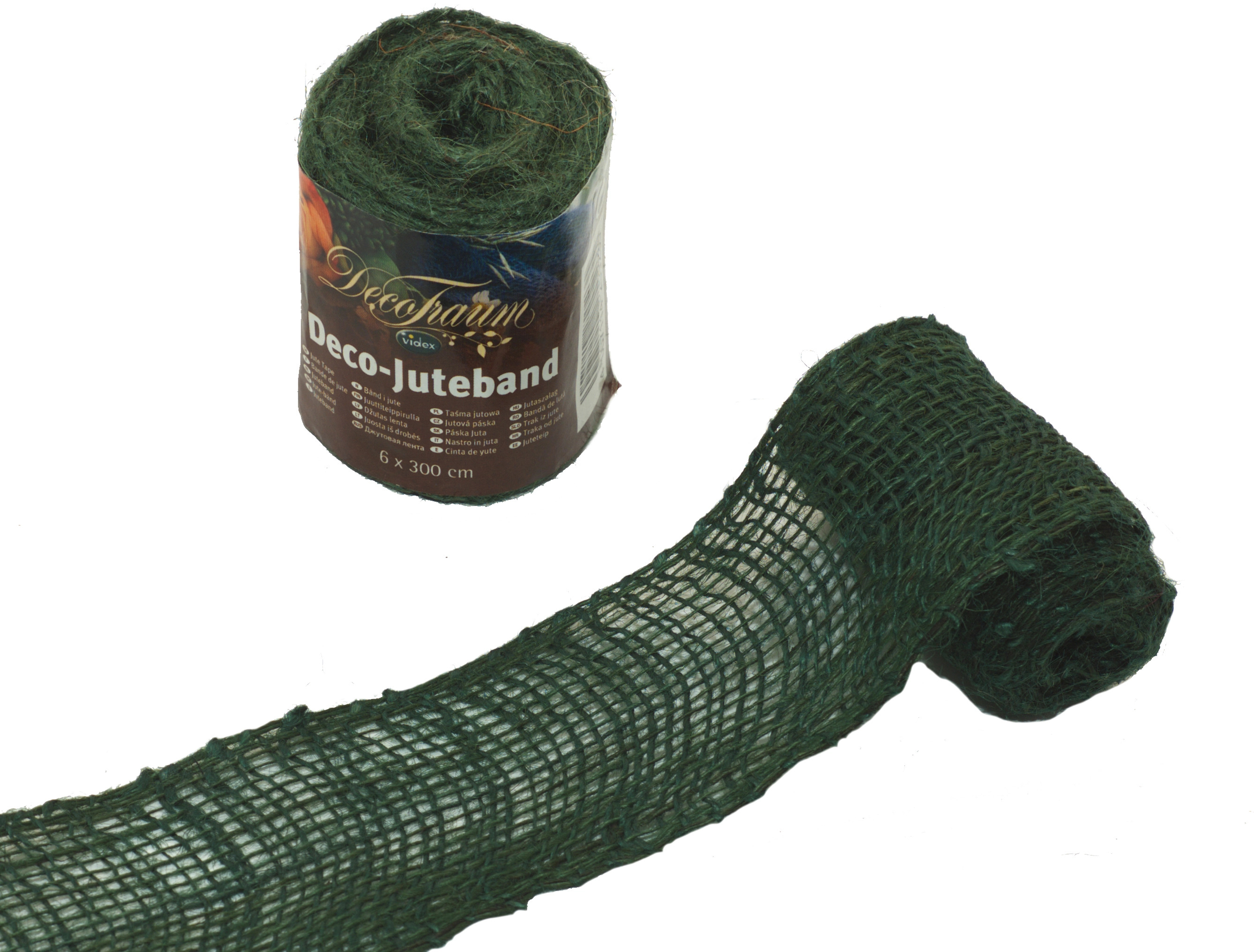 Videx Garden DekoJuteband 6 cm x 300 cm Grün kaufen bei OBI