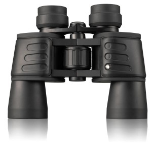 Schwarzes Bresser Hunter 8x40 Fernglas für Beobachtungen in Natur und Sport.