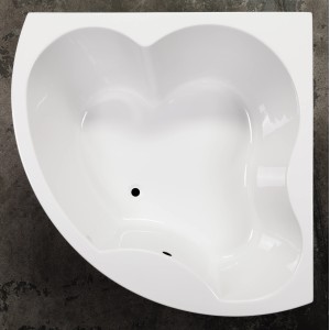 Sanotechnik Eckbadewanne La Palma, 149 cm, Weiß, von oben.