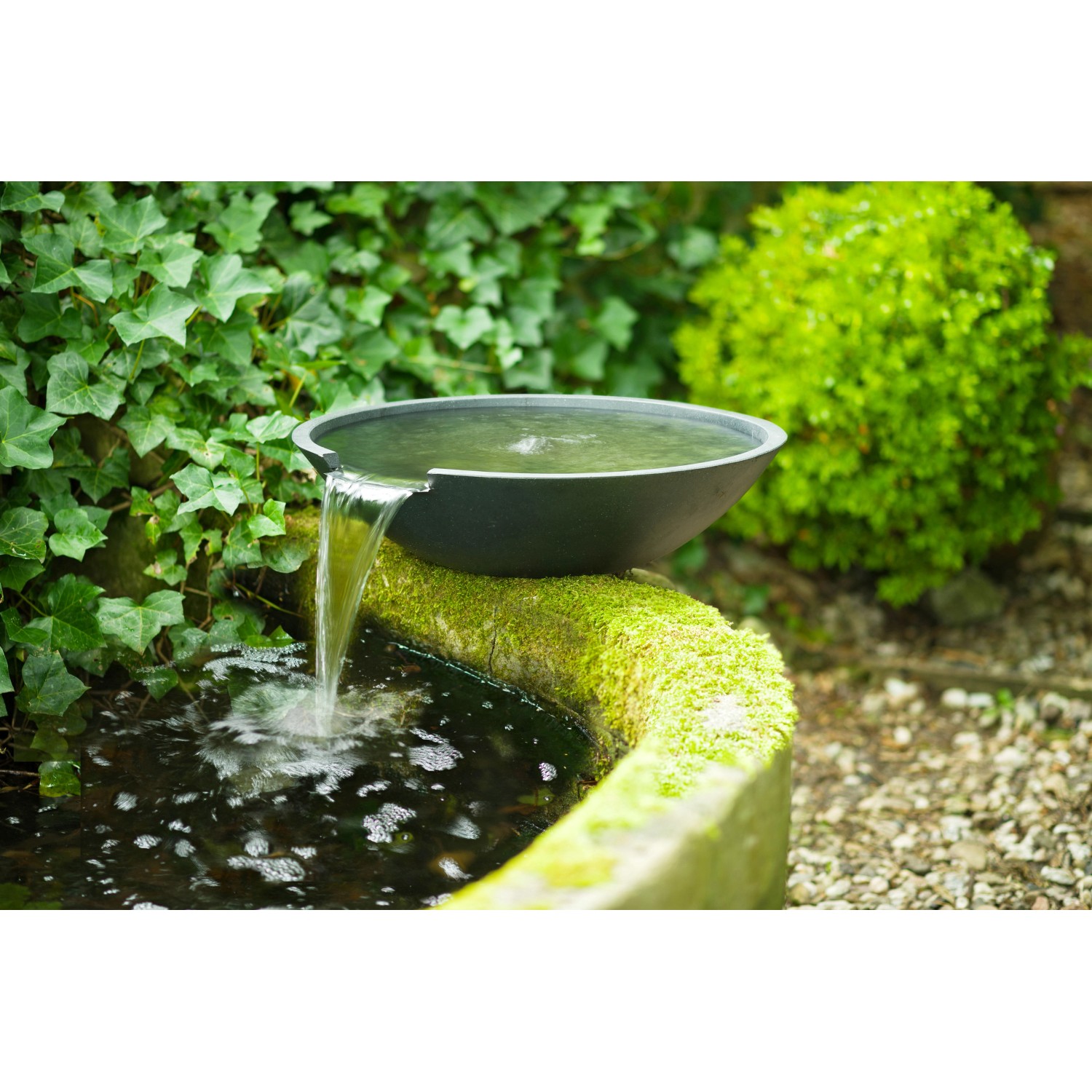 Acqua Arte Nova WasserfallSchale für den Gartenteich Ø 55 cm kaufen