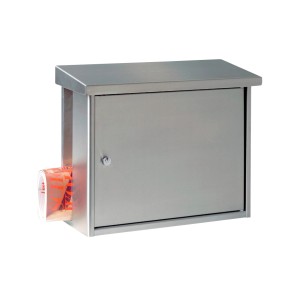 Burg Wächter Briefkasten Hanseatic 3816 aus Edelstahl mit Zeitungsfach.