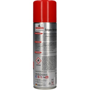 Nigrin Felgen-Versiegelung Aerosol 300ml, rot-silberne Dose für Felgenreinigung und -pflege.
