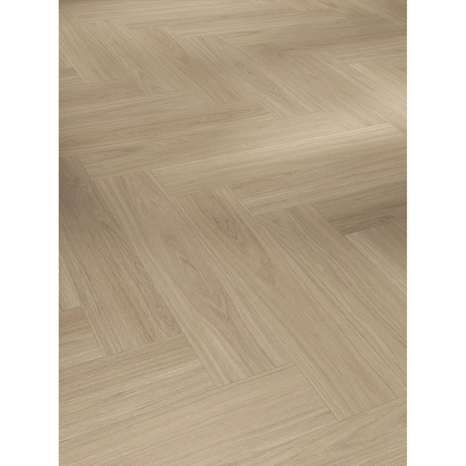 Parador Vinylboden Trendtime 3, Oxford Eiche, Fischgrätmuster, seidenmatte Oberfläche.