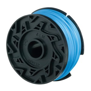 LUX Ersatzspule T 155 mit blauem Trimmerfaden (1,5 mm x 10 m) für Rasentrimmer & Sensen.