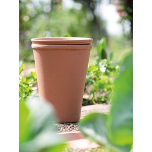 Deroma Aquado Bewässerungskegel 15 cm aus Terrakotta für Zubehör für Pflanztöpfe.