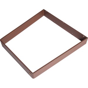 Tischuntergestell V-Form Rostoptik 700 mm x 710 mm