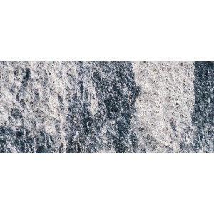 Diephaus Palisade Kina, weiß-schwarz, 105x15x12,5 cm, für Einfassungen und Mauern.