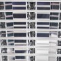 Detailaufnahme der Carbon-Heizröhre des weißen Vasner HeatTower Infrarot-Heizstrahlers.