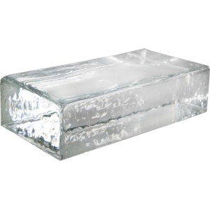 Klarer Fuchs Glasstein Crystal Collection, 20x10x5 cm, glänzend für individuelle Lichteffekte.
