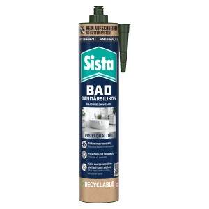 Sista Sanitär-Silikon für Bad & Küche Anthrazit 280 ml