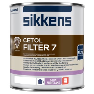 Sikkens Cetol Filter 7 Plus Holzlasur, Mahagoni, 1 Liter Dose.