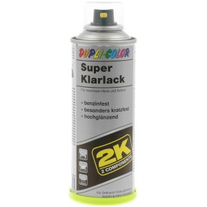 Dupli-Color 2K Super Klarlack Hochglänzend, 160ml Dose für Lackreparatur.