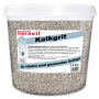 Transparenter Eimer Supravit Kalkgrit 2,5 kg für Hühner & Geflügel. Futterkalk für starke Eierschalen.
